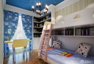 2023现代风格10平米儿童房装修效果图片