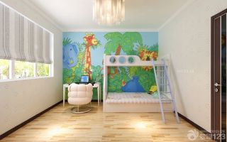 2023 儿童房背景墙彩绘装修案例
