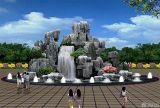 2023假山喷泉设计图片大全