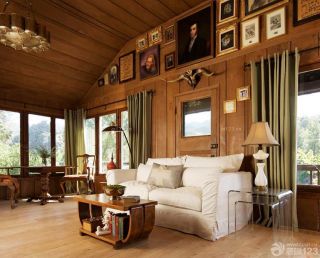 复古欧式木质小别墅美式复古家具设计图片大全