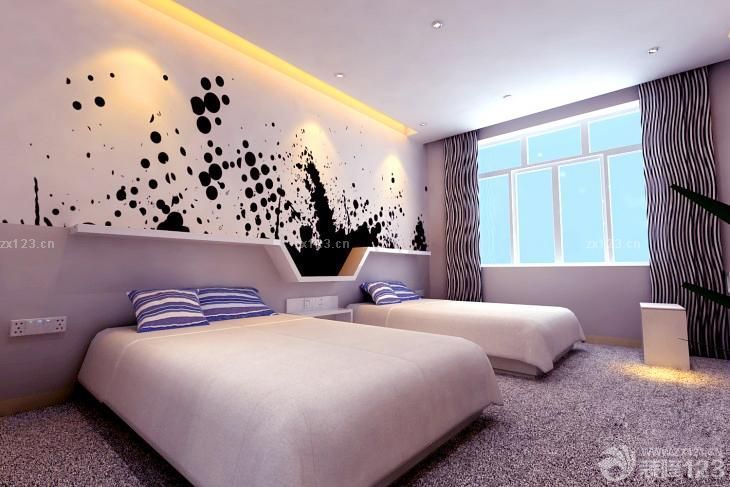 2025快捷酒店标准间创意主题套房设计图