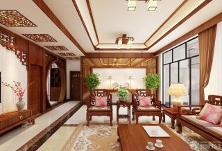明清古典家具家装客厅设计案例大全2023