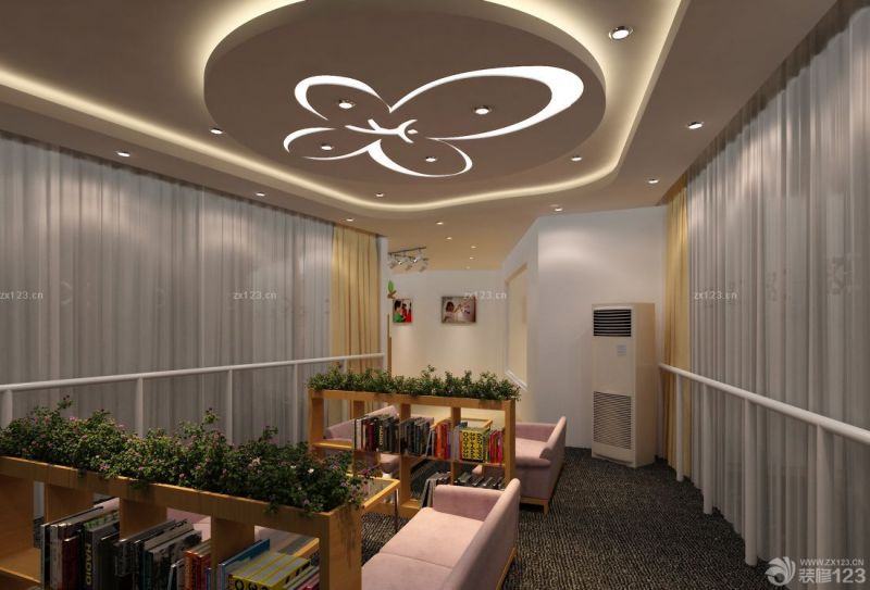 2025最新办公室家具创意书架设计装修效果图