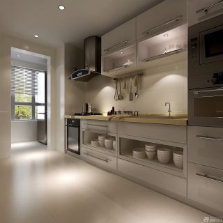 普通家庭厨房橱柜装修效果图欣赏