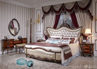 2023欧式古典家具法式宫廷床装修图片