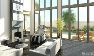 2023最新现代美式家具客厅按摩椅装修效果图