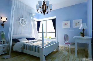 2023地中海风格12平米婚房卧室装修 