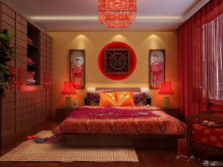 2023古典主义风格12平米婚房卧室装修图片欣赏