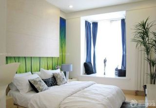 2023小型卧室装修地中海风格窗帘装修案例 