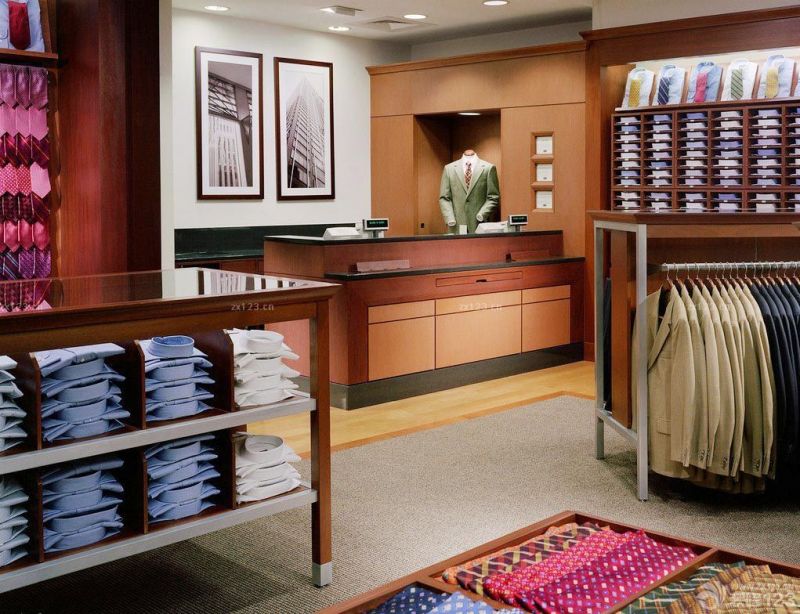 男装服装店面设计装修实景图欣赏