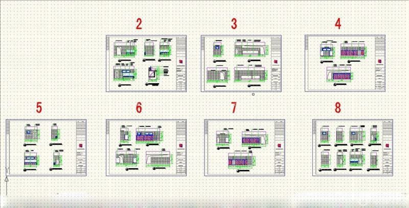 最新现代公共卫生间详细平面图