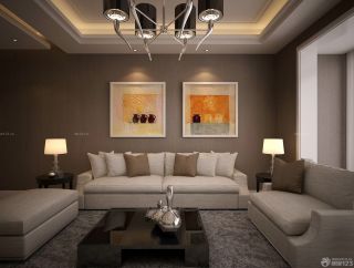 2023 家庭温馨客厅组合沙发摆放图片