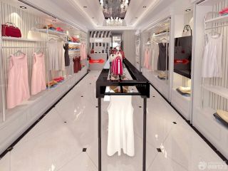 欧式小面积精品女装服装店面设计效果图片