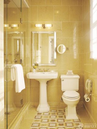 小型宾馆洗手间装修设计图片欣赏