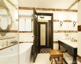 小型宾馆浴室装修设计图