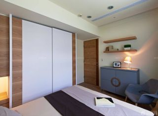2023家装现代简约风格卧室隐形门设计效果图欣赏