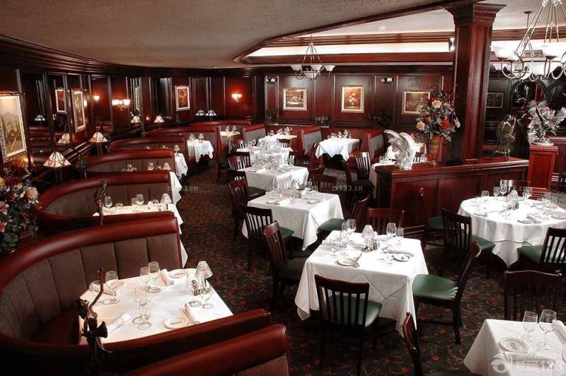 快餐店扶手椅装饰效果图片大全