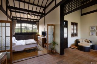 古典风格旅游景点宾馆标准间装修效果图片大全