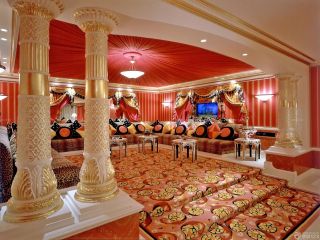 迪拜七星级酒店休息室装饰效果图欣赏