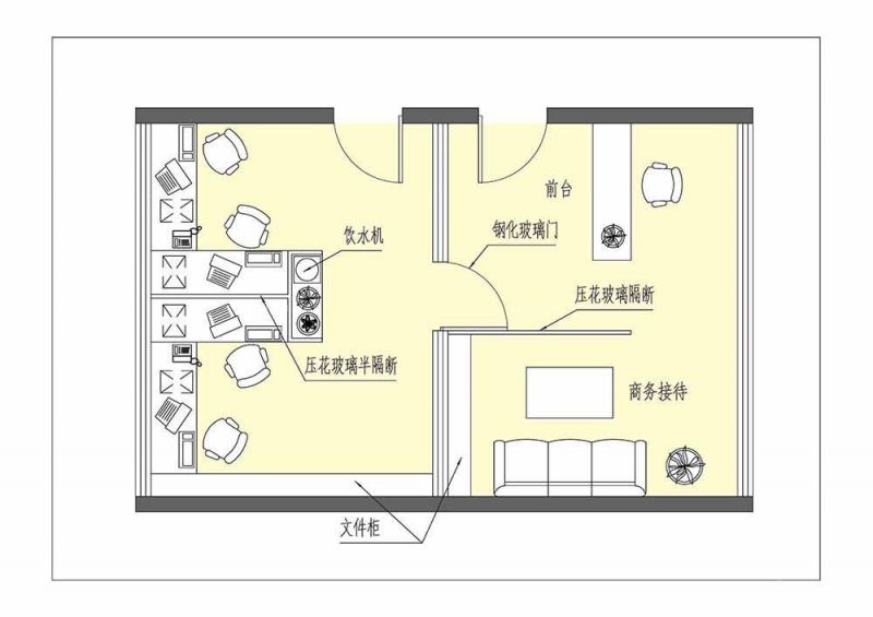 2023办公室布局设计平面图片