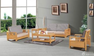 2023最新中式实木沙发坐垫效果图