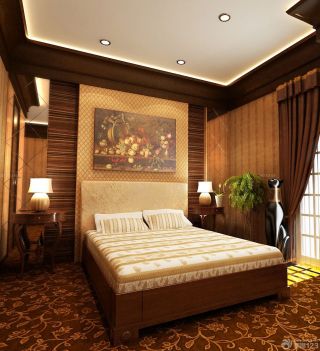 美式古典风格商务酒店室内装潢设计图片