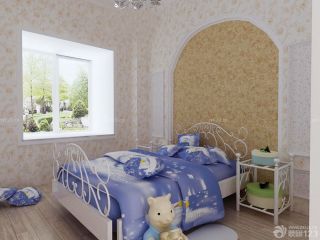 2023美式简约风格10平米儿童房儿童床设计图片