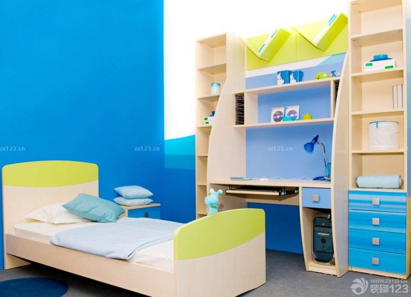 10平米儿童房书柜设计图片