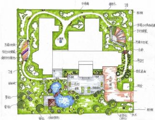 2023小型公园花坛平面图设计