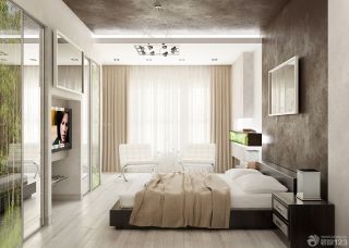 简欧时尚风格交换空间小户型卧室样板房欣赏