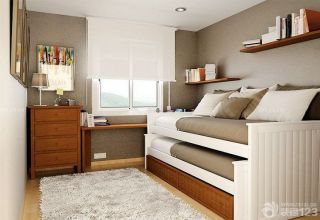 最新欧式简约交换空间小户型卧室效果图