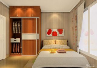 2023现代风格小户型室内卧室衣帽间设计