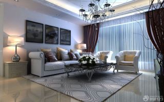 2023欧式风格客厅沙发摆放图片