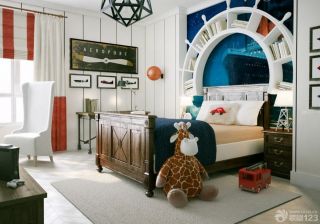 创意现代欧式混搭风格儿童房装修效果图片