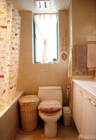 70平小房子小卫生间设计效果图片