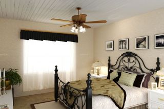 70平小房子美式风格卧室设计图片欣赏