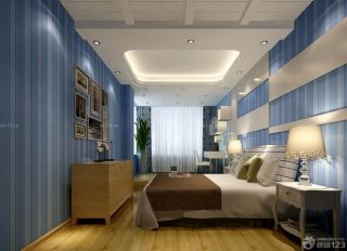  地中海风格70-80平方小户型主卧室装修设计效果图