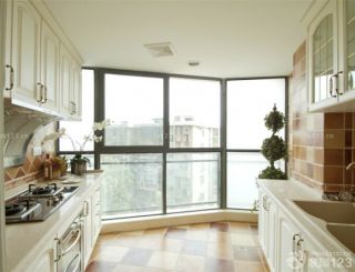 最新80-90平方米房屋家庭厨房设计图片