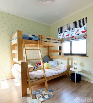 儿童房双层床设计图