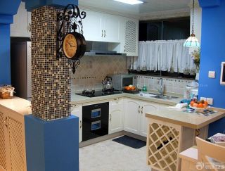 最新70平米小户型地中海风格厨房设计图片欣赏