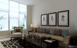 2023新房客厅沙发背景墙设计图片