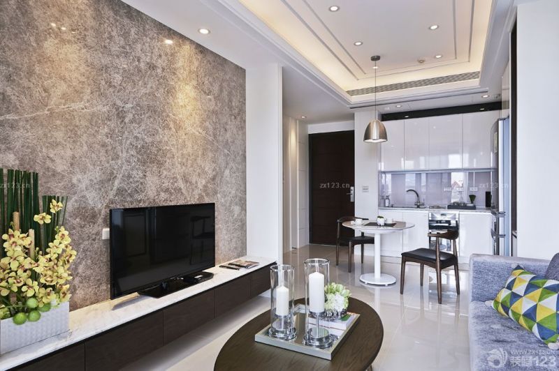 时尚60平米现代家装吊顶设计图片