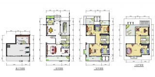 2023独栋120平米小别墅平面图设计