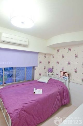 最新70平室内女孩温馨卧室装修图片 