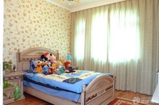 80小三房实木儿童床装修图片