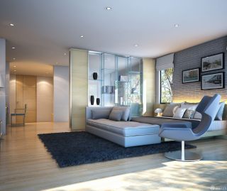 2023现代风格130平米三室一厅布艺沙发装修效果图
