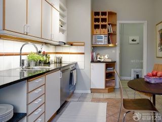 70平方米家庭厨房橱柜装修效果图片大全