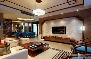2023现代中式家装100平方二室二厅装修效果图
