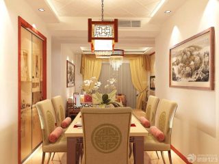 2023中式家装100平米餐厅装修效果图