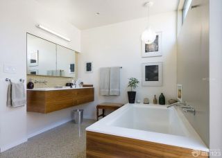 90平房屋卫生间浴室装修效果图大全2023图片